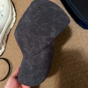 lululemon athletica Washed Charcoal Logo Baseball Cap